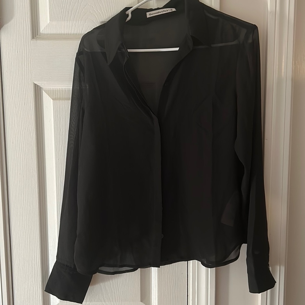 Abercrombie sheer blouse